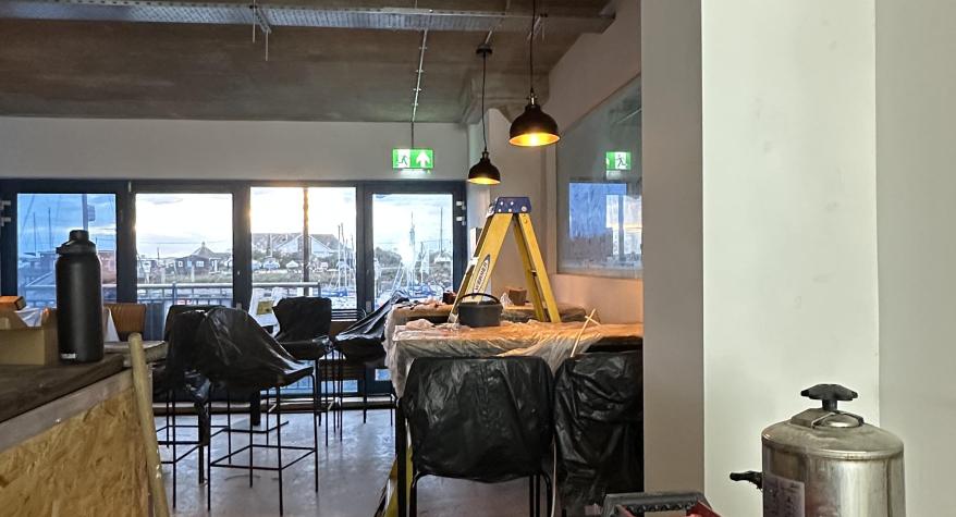 Project Update: Café Lighting Installation at the New MANA Martial Arts Gym