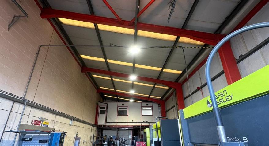 Industrial LED Lighting Upgrade in Lancing