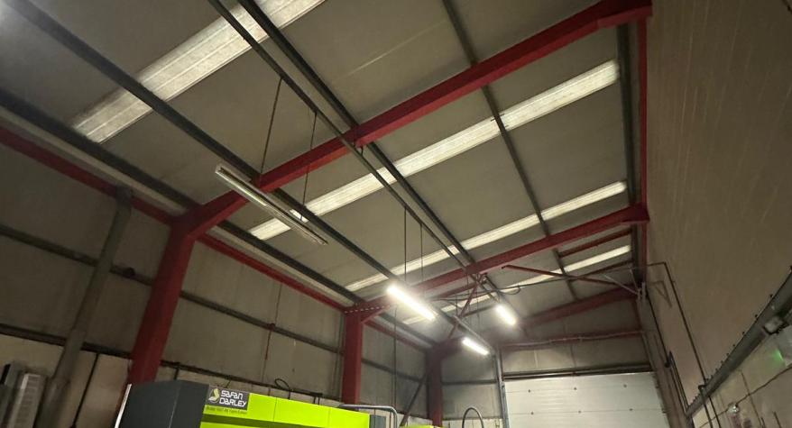 Industrial LED Lighting Upgrade in Lancing